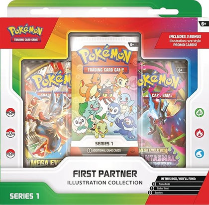 Pokemon First Partner Illustration Series 1