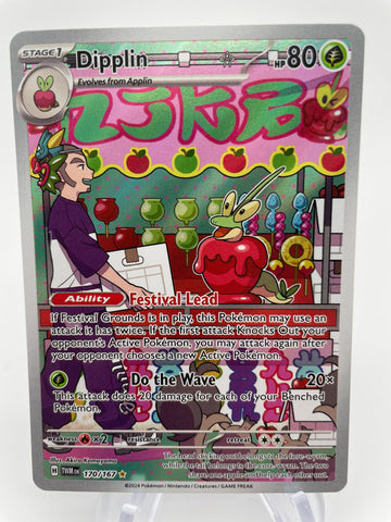 Dipplin 170 Art Rare Pokemon Card