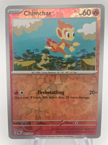 Chimchar TWMen 031/167 RH Reverse Holo