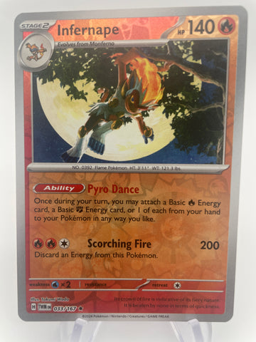 Infernape TWMen 033/167 RH Reverse Holo