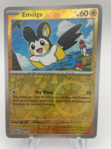 Emolga TWMen 069/167 RH Reverse Holo