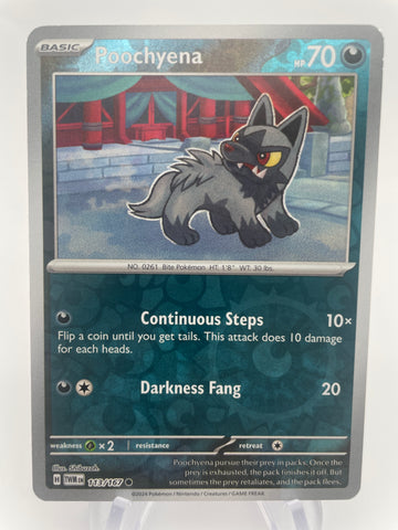 Poochyena TWMen 113/167 RH Reverse Holo