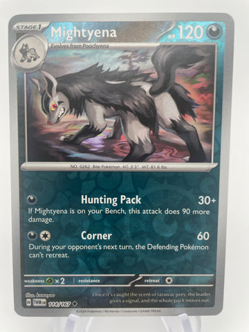 Mightyena TWMen 114/167 RH Reverse Holo