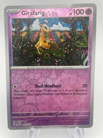 Girafarig TWMen 083/167 RH Reverse Holo