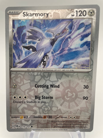 Skarmory TWMen 119/167 Reverse Holo RH