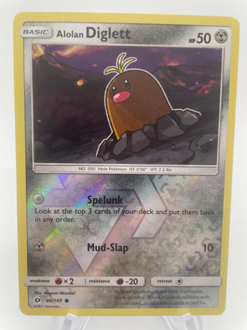 Alolan Diglet 86/149 Reverse Holo RH