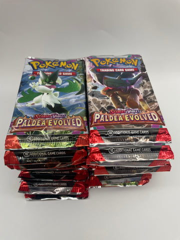 36 Pack Lot of Paldea Evolved - Just the Packs - PokeChalet