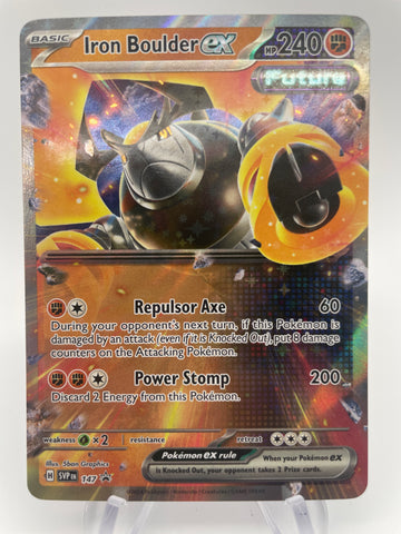 Iron Boulder ex SVPen 147 Black Star Promo