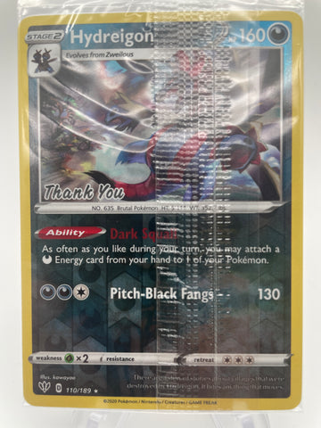 Hydreigon 110/189 Thank You Stamped