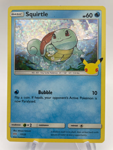 McDonald's Promo Squirtle Holo 17/25  2021