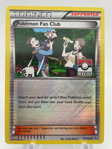 Pokemon Fan Club 94/106 LP Pokemon League STAMPED