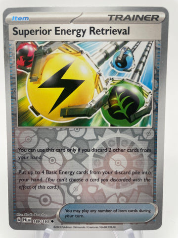 Superior Energy Retrieval PALen 189/193 Reverse Holo RH