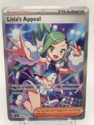 Lisia's Appeal SSPen 234/191 Double Full Art Rare