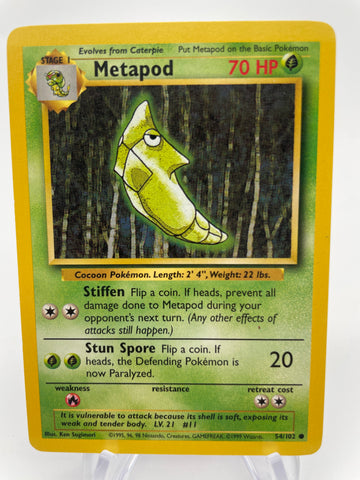 Metapod - Base Set 54/102  HP