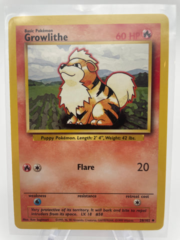 Growlithe - Base Set 28/102