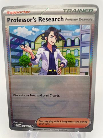 Professor's Research Porfessor Sycamore 125/131 PREen Reverse Holo Pokeball