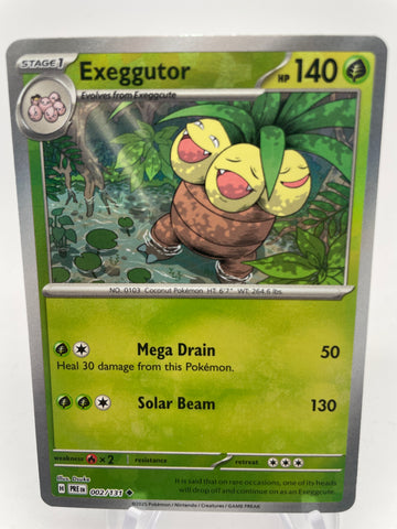 Exeggutor 002/131 PREen Reverse Holo Pokeball