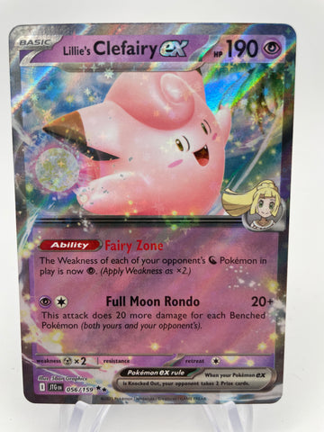 Lillie's Clefairy ex 056/159 JTGen Double Rare