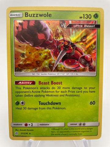 Buzzwole 21/236 Holo Ultra Beast