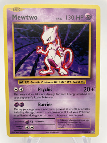 Mewtwo 51/108 Non Holo