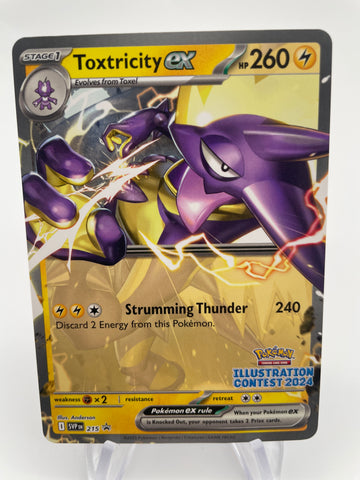 Toxtricity ex SVPen 215 Black Star Promo 2024 Illustration Contest Winner