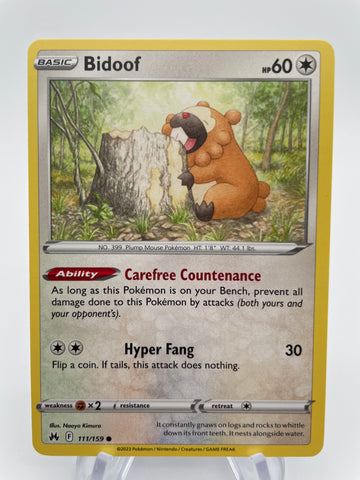 Bibarel Non Holo 121/172