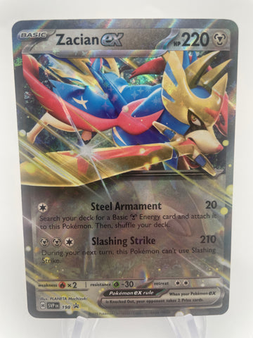 Zacian ex SVPen 198 Black Star Promo