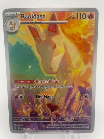 Rapidash DRIen 189/182 Illustration Rare LP