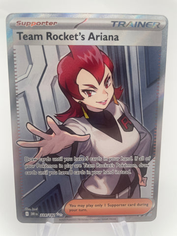 Team Rocket's Ariana DRIen 224/182 Full Art