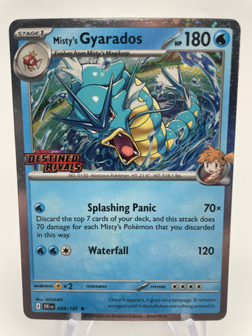 Misty's Gyarados DRIen 049/182 Destined Rivals Stamped