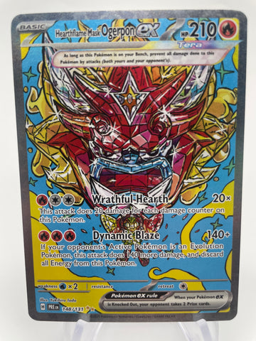 Hearthflame Mask Ogerpon ex 148/131 PREen Special Illustration Rare