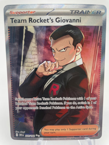 Team Rocket's Giovanni DRIen 225/182 Full Art Trainer