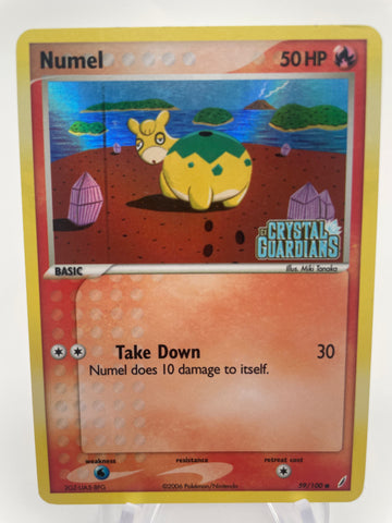 Numel RH 59/100 DMG Play and Corner Dent Reverse Holo RH