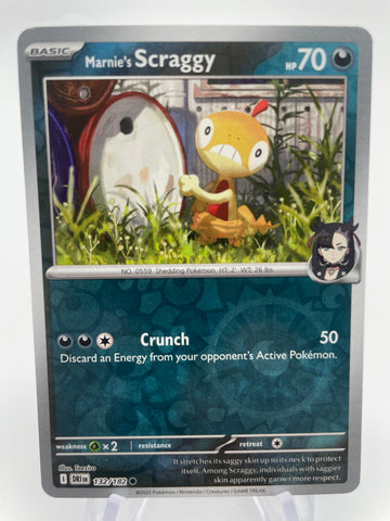 Marnie's Scraggy DRIen 132/182 Reverse Holo RH