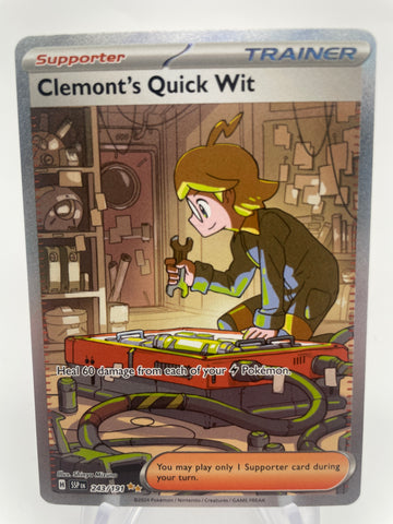 Clemont's Quick Wit SSPen 243/191 Special Illustration Rare