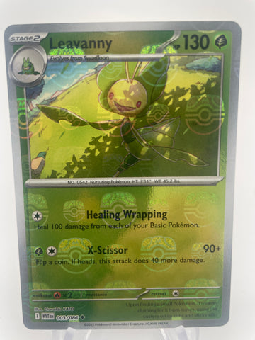 Leavanny WHTen 003/086 Reverse Holo RH Masterball