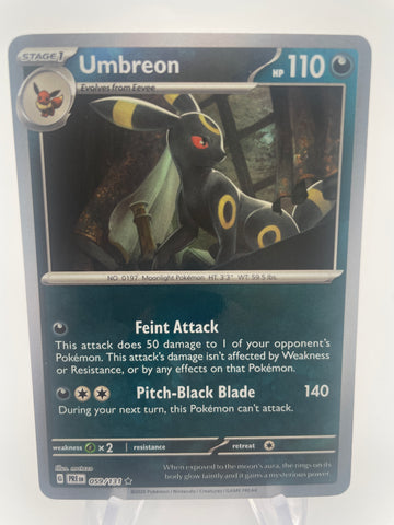 Umbreon 059/131 PREen Reverse Holo Pokeball