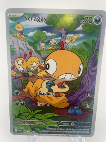 Scraggy WHTen 138/086 Illustration Rare