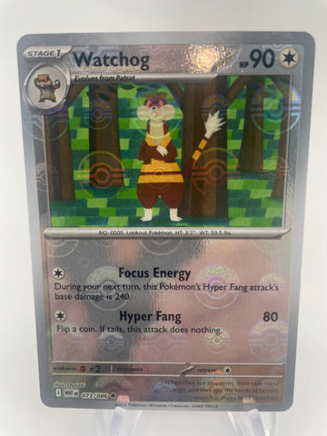 Watchog WHTen 073/086 Reverse Holo RH Pokeball