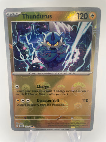 Thundurus BLKen 033/086 Reverse Holo RH Poke Ball