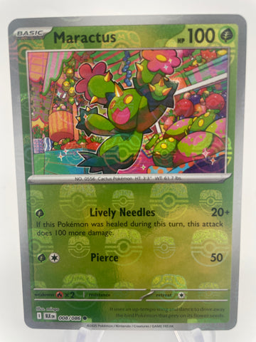 Maractus BLKen 008/086 Reverse Holo RH Master Ball