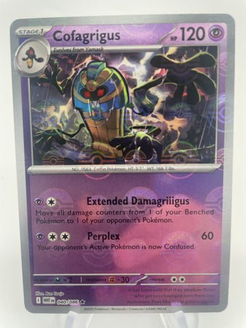 Cofagrigus WHTen 040/086 Reverse Holo RH Pokeball