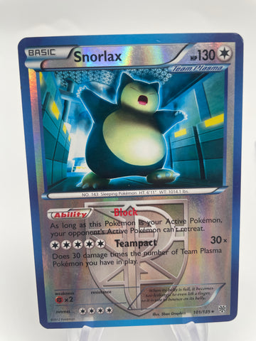 Snorlax 101/135 Plasma Storm (MP)