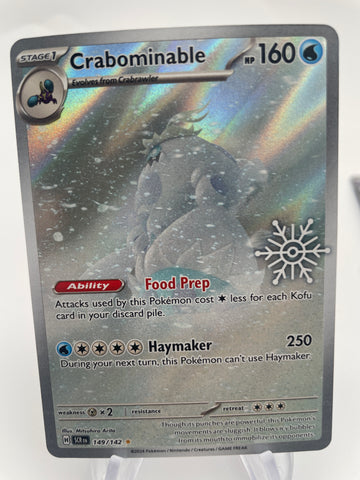 Crabominable SCRen 149/142 Illustration Rare (Snowflake Stamp)