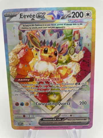 Eevee ex SVPen 174 Black Star Promo