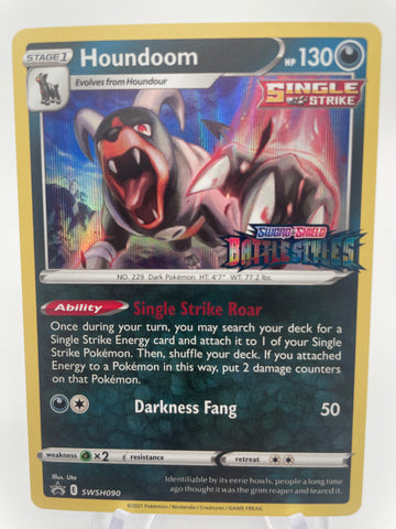 Houndoom Promo Pre-Release SWSH090 Stamped Battle Styles