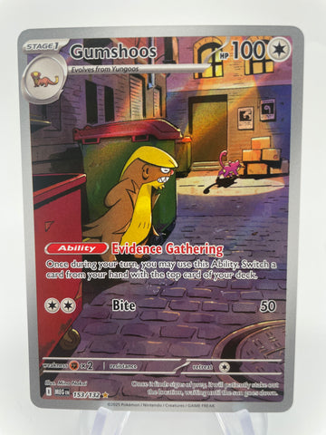 Gumshoos MEGen 153/132 Illustration Rare IR