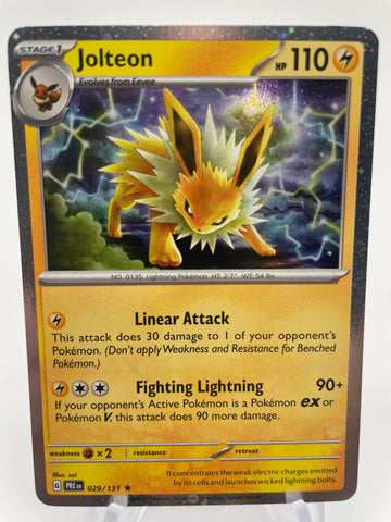 Jolteon 029/131 PREen Cosmos Holo Costco Exclusive
