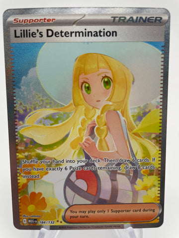 Lillie's Determination MEGen 184/132 Special Illustration Rare