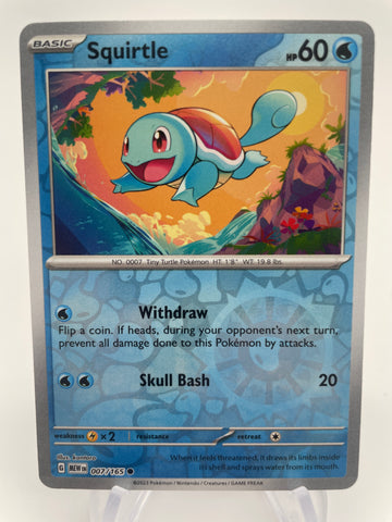 Squirtle MEWen 007/165 RH